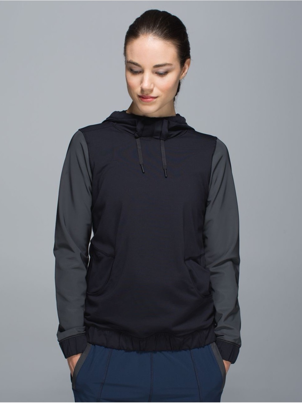 Lululemon Fleet Street Hoodie Reflective Running Black Size 8